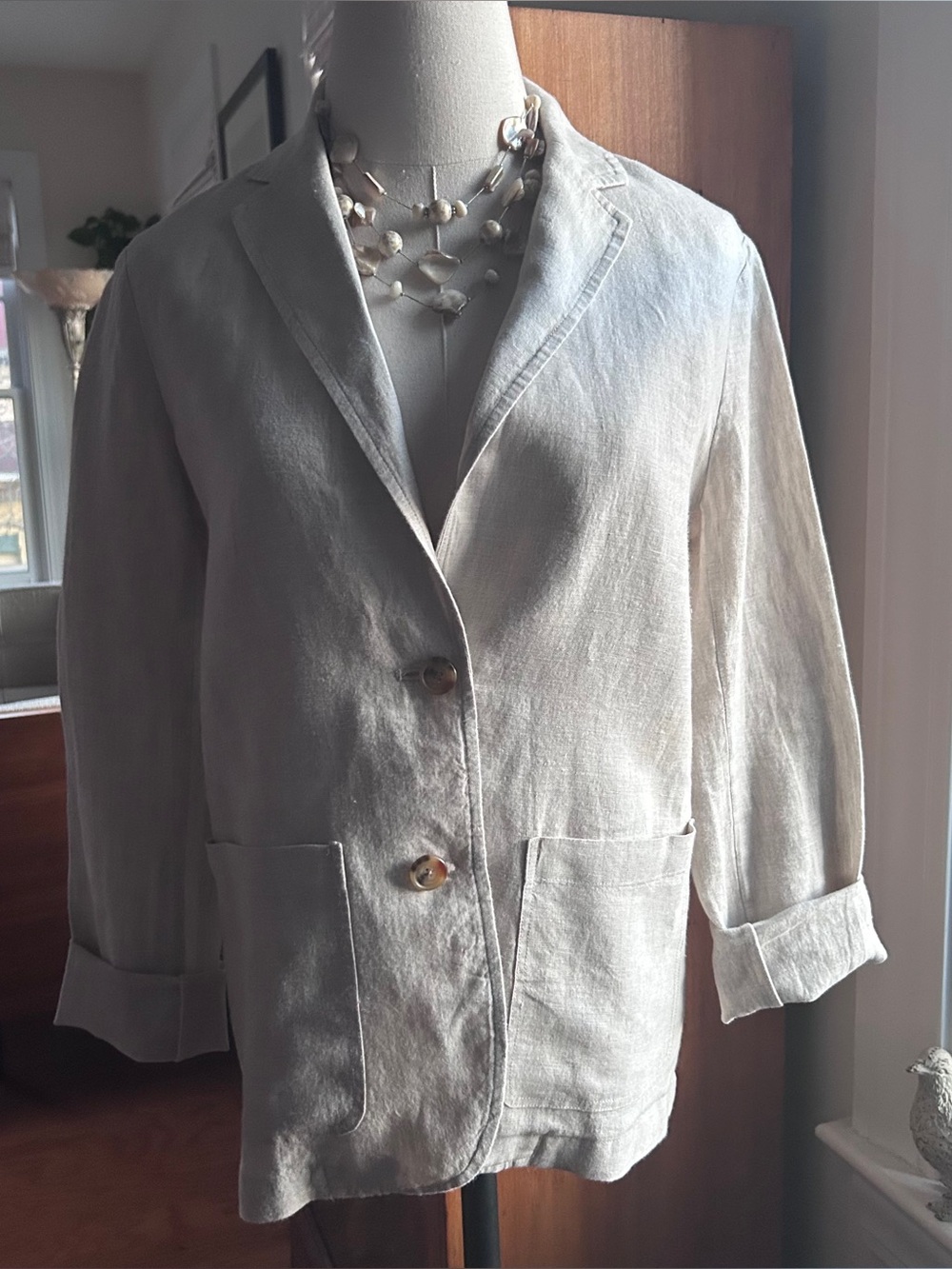 Faherty 100% Linen Jacket - Picture 4 of 8